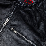 Black Phoenix Leather Motorcycle Vest