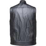 Black Highway Leather Motorcycle Vest