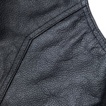 Black Highway Leather Motorcycle Vest