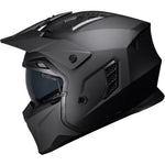 Black Street Fighter Open Face ECE R22.06 Motorcycle Helmet