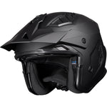 Black Street Fighter Open Face ECE R22.06 Motorcycle Helmet