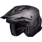 Black Street Fighter Open Face ECE R22.06 Motorcycle Helmet