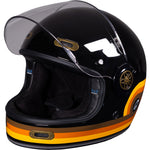 Black Orbit Retrograde ECE R22.06 Motorcycle Helmet