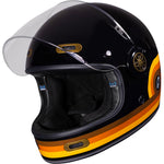 Black Orbit Retrograde ECE R22.06 Motorcycle Helmet