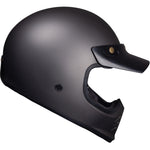 Black Royale II Retro ECE R22.06 Matt Bronze Motorcycle Helmet and Internal Visor