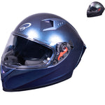 Black Atom ECE R22.06 Motorcycle Helmet