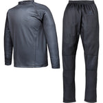 Black Windproof Base Layer Top & Trousers Black Kit