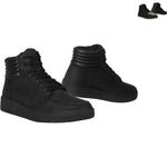 Black Street Air Ankle Motorcycle Boots