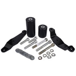 BikeTek Black STP Crash Protectors Set - Kawasaki Z1000 2010-18