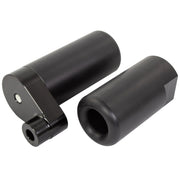 BikeTek Black STP Crash Protectors Set - Yamaha YZF-R6 2008-09