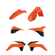 Polisport Standard Enduro Plastics Kit - KTM EXC/EXC-F 2014-16 - OEM '14 (Orange/ Black/ White)