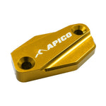 Apico Front Brake Master Cylinder Cover - Braketec Gold