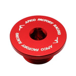 Apico Oil Timer Plug - Montesa 4RT 2005-23 - Red