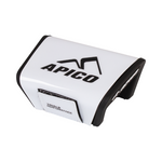 Apico Trial Performance Oversize Handlebar Pad - White