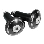 Apico Handlebar Bar End Plugs - 14mm - Black