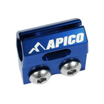 Apico Brake Hose Clamp - Yamaha YZ 125/250 2005-08, YZF 250/450 2005-08, WRF 250/450 2005-17 Blue