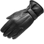 Black Vapour Leather Motorcycle Gloves