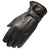 Black Vapour Leather Motorcycle Gloves