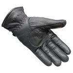 Black Vapour Leather Motorcycle Gloves