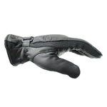 Black Vapour Leather Motorcycle Gloves