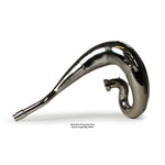 DEP Exhaust Front Pipe - Kawasaki KX 80/100 2003 1998-2000 - Nickel