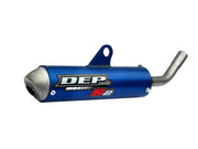 DEP Exhaust Silencer - KTM SX65 & Husqvarna TC65 2016-On - Blue