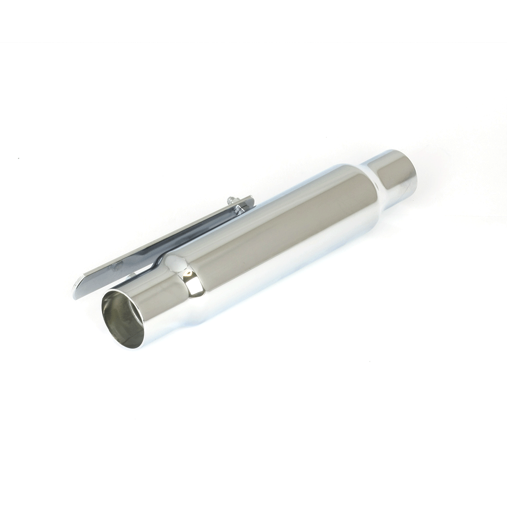 Bike It Universal Shorty Silencer - Silver