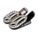 Apico Pro-Bite Foot Pegs - Beta RR 125-300 & 350-480 2020-23 - Black