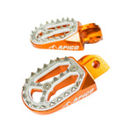 Apico Pro-Bite Foot Pegs - KTM SX85 2018-24, SX125 & SXF 250-450 2016-22, EXC/F 2017-23 - Orange