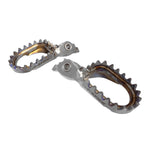 Apico Universal Trials Titanium Foot Pegs - Fit Montesa, Beta, Gas Gas, Sherco etc.