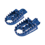 Apico Xtreme Foot Pegs - Husqvarna TC 50/65 2017-22, FC 250/350/450 2014-15, FE 250/350/450/501 2014-16 - Blue