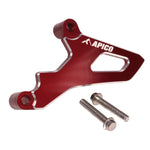 Apico Front Sprocket Cover - Honda CRF150R 2007-24, CRF450R 2002-07, CRF450X 2005-18 - Red