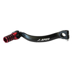 Apico Elite Gear Pedal - Honda CR125 1987-2007 - Black/Red