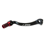 Apico Elite Gear Pedal - Honda CRF450R 2002-07 Black/ Red