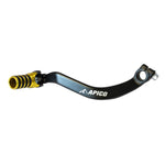 Apico Elite Gear Pedal To Fit Suzuki RM250 2001-08 - Black/ Yellow