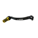 Apico Elite Gear Pedal - Suzuki RMZ450 2005-07 - Black/ Yellow