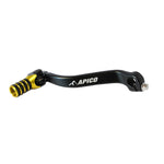 Apico Elite Gear Pedal - Suzuki RMZ450 2008-22 - Black/ Yellow