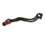 Apico Elite Gear Pedal - KTM SX65 2001-08, Beta Evo/Rev 80 2003-22 - Black/ Red