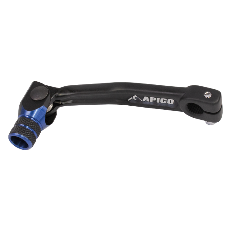 Apico Elite Trials Gear Pedal - Sherco ST 125-300 2000-22 - Short - Black/ Blue