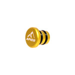 Apico CNC Gear Pedal Tip End Cap - Aluminium Yellow