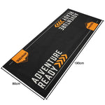 Biketek Adventure Series Orange Garage Mat - 190 x 80cm