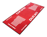 BikeTek Series 3 Ducati Logo Garage Mat - 190 x 80cm