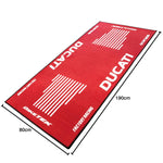 BikeTek Series 3 Ducati Logo Garage Mat - 190 x 80cm