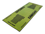 BikeTek Series 3 Kawasaki Logo Garage Mat - 190 x 80cm