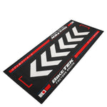 Biketek Series 7 Red Rising Sun Garage Mat - 190 x 80cm