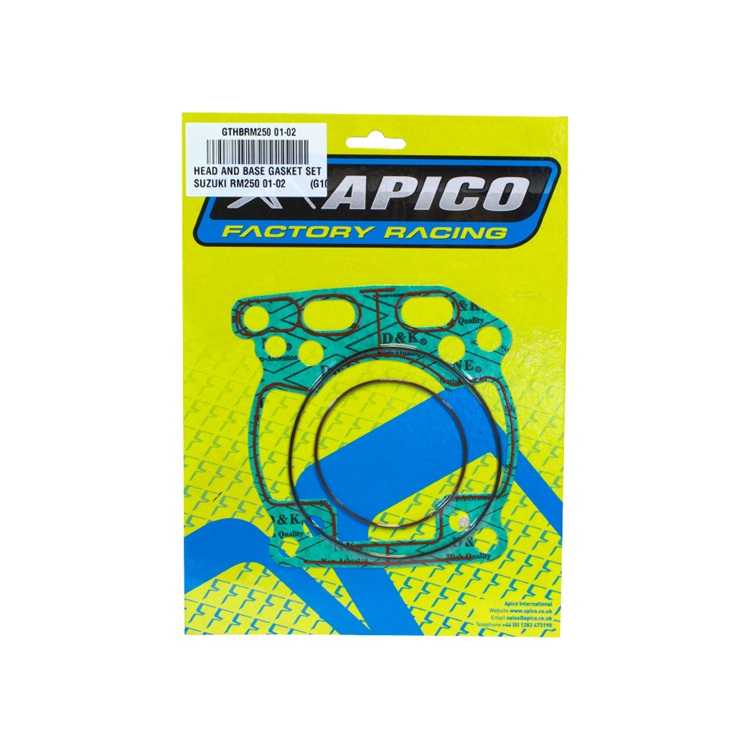 Apico Head & Base Gasket Kit - Suzuki RM250 2001-02 (G10)