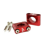 Apico Trials Oversized Fat Bar (28.6mm) Handlebar Mounting Kit - Red