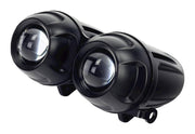 Bike It Twin-Round Dominator-2 H1 Left Dip Projector Headlight