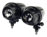 Bike It Twin-Round Dominator-2 H1 Left Dip Projector Headlight