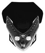 Bike It Universal Spectre Fairing Headlight - Black